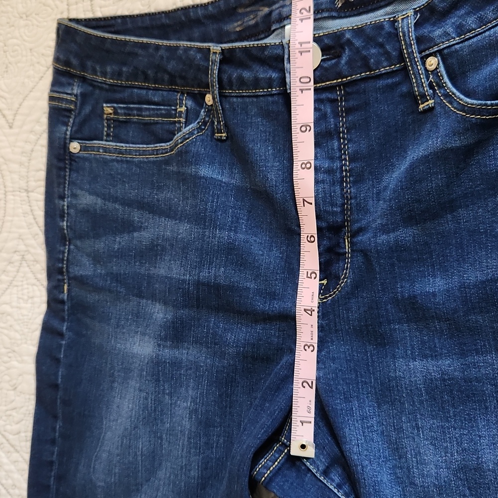Seven7 Women's Bermuda Denim Shorts Size 16 Preowned - Picture 7 of 8